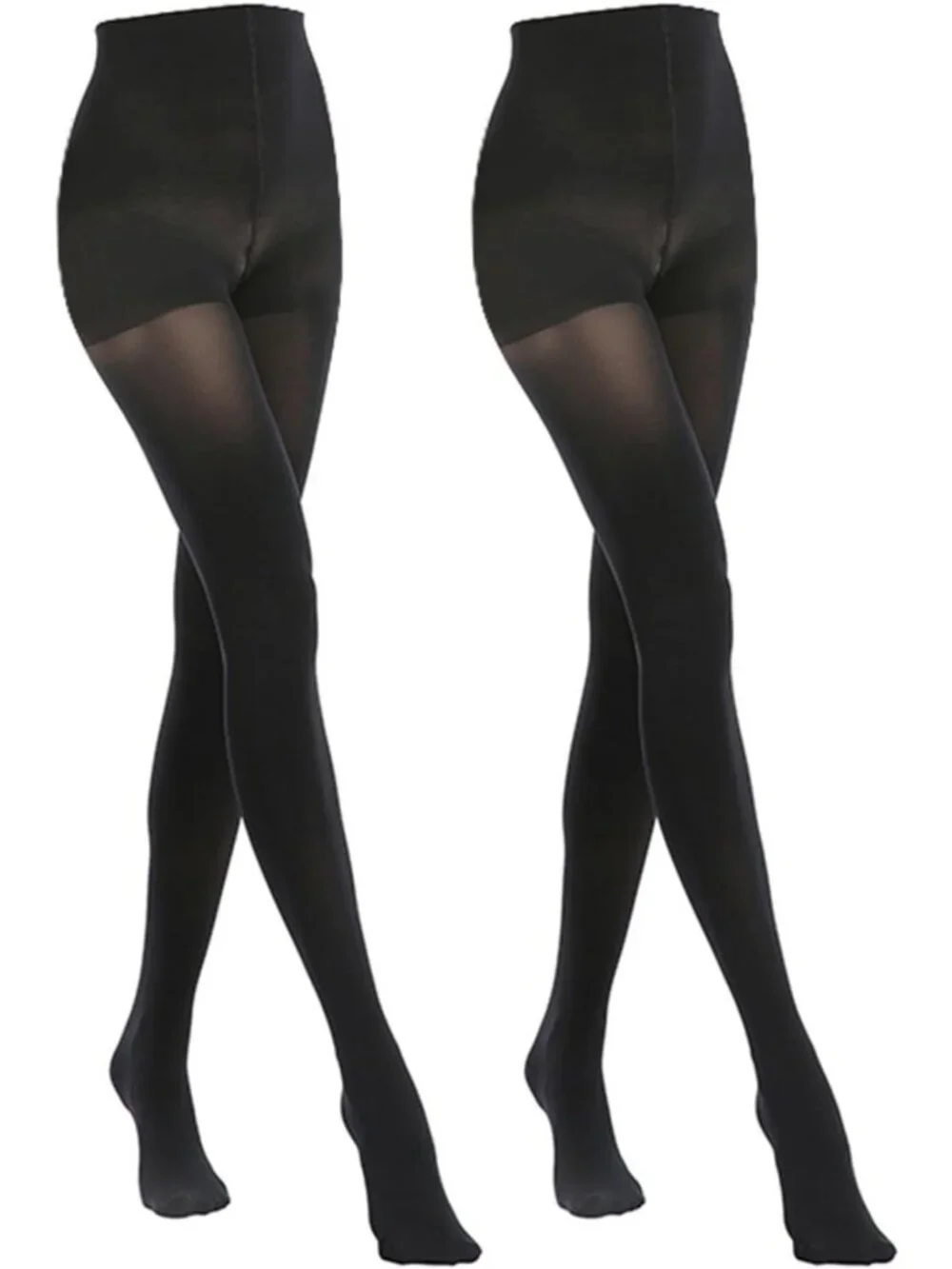Opaque Control Top Tights - 2-6 Pairs Comfort Stretch 70 Denier Pantyhose